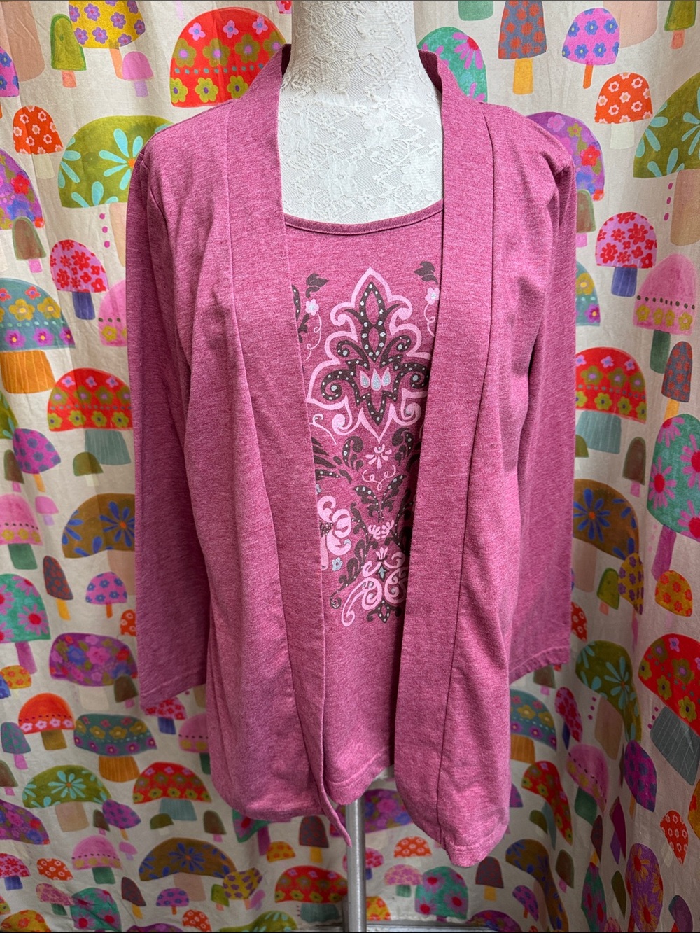Blair L/S One Piece Shirt/Jacket Top.
